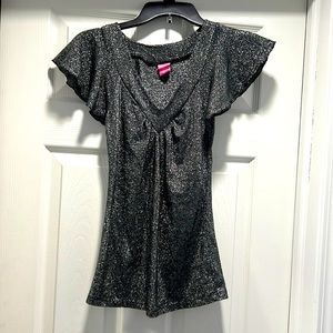 Sparkle V-Neck Blouse